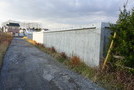 茂原市大芝　現場打ちの塀に囲まれた約500坪の平坦地の画像